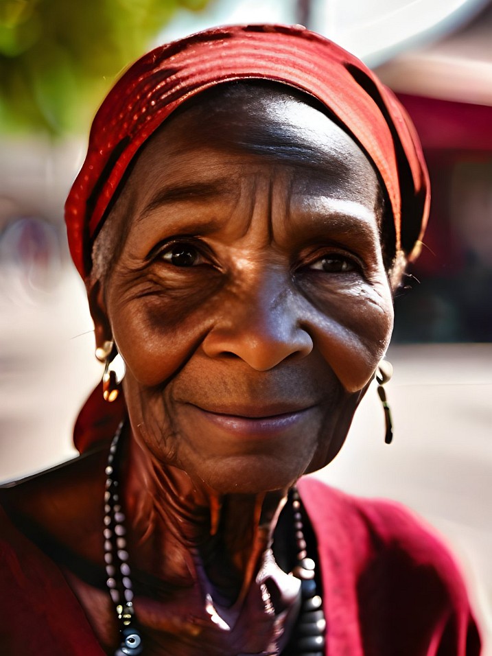 An_portrait_of_a_very_old_african_woman_with_strai_LVURWAE9